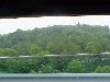 Love the tree-covered hills.  Oh, and it was raining again.  SHOCK!